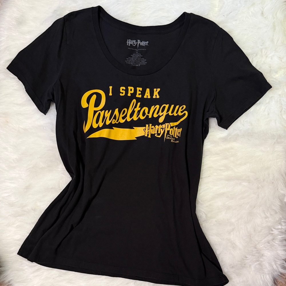 Warner Bros. Black Harry Potter Cotton Tee